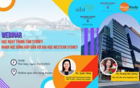 [Webinar] Hội thảo trực tuyến “Học ngay trung tâm Sydney, nhận học bổng hấp dẫn với Đại học Western Sydney”